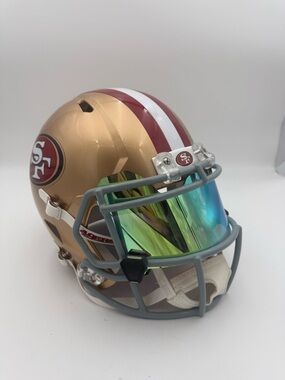 NFL Gold  49ERS Helmet